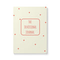 Devotional Journal Softcover — Cream Cover with Tiny Hearts