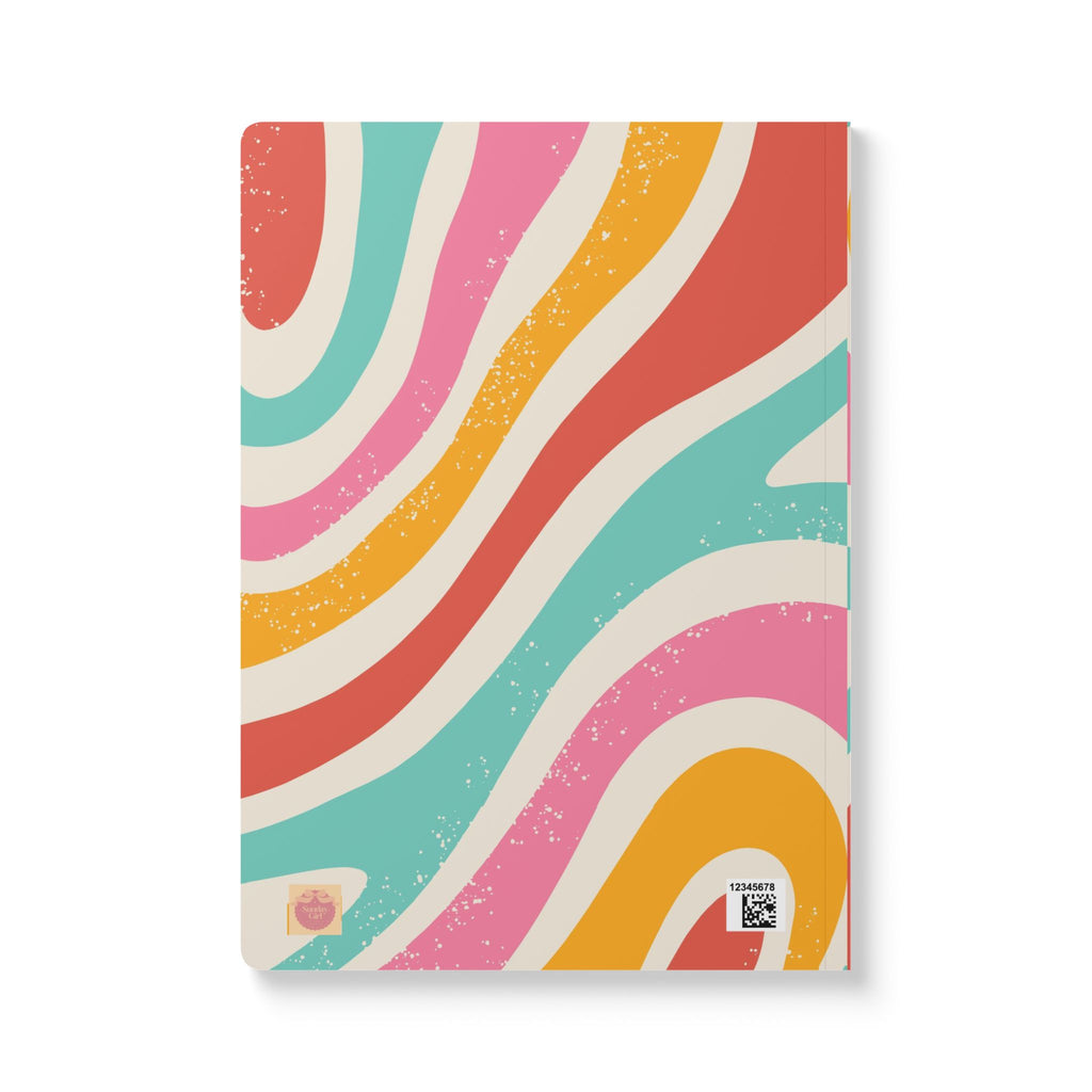 Devotional Journal — Retro Colorful Softcover Prayer & Reflection Notebook